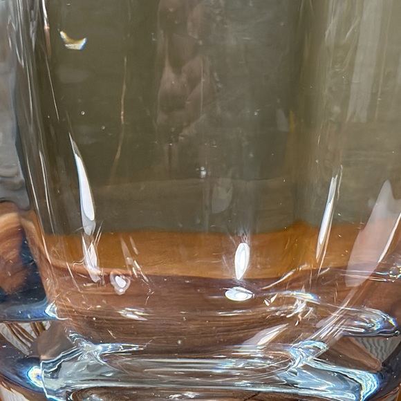 STROMBERGSHYTTAN SWEDEN 8" Crystal Vase with Etched Gazelle - Picture 8 of 12